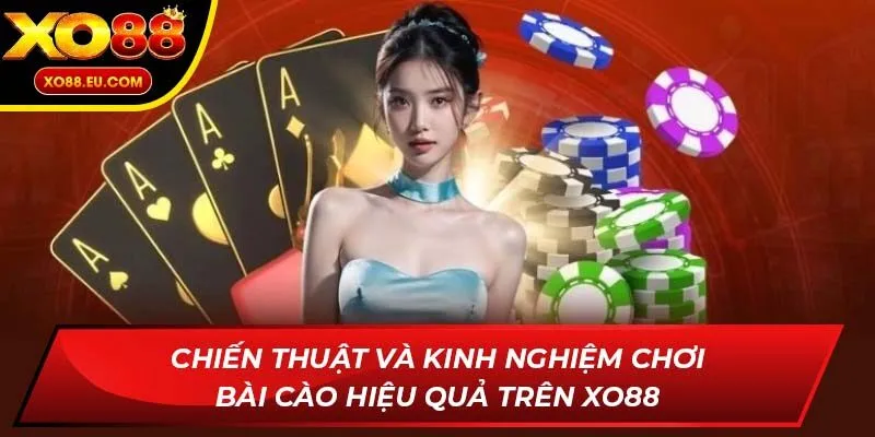 Chiến thuật và kinh nghiệm chơi Bài Cào hiệu quả trên XO88
